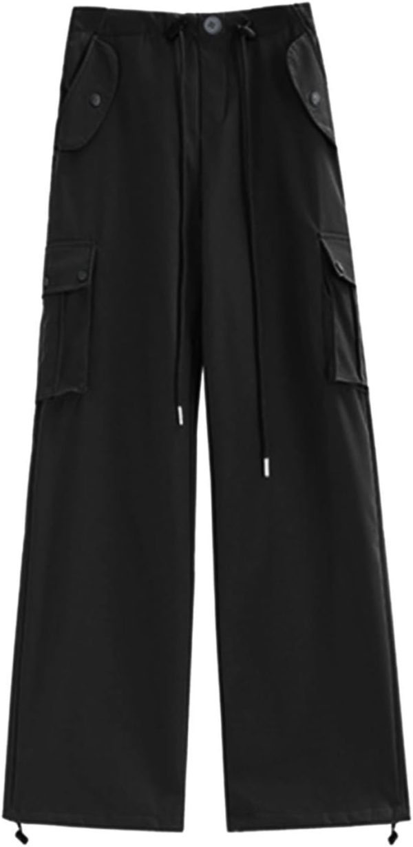 Generico Pantaloni Donna Estivi Larghi Vita Alta Comodi-1