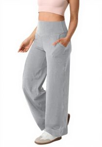 Pantaloni Yoga Donna Larghi YULONGESS Cotone Comodi