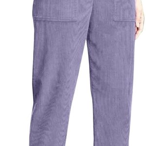 Pantaloni sportivi donna invernali YULONGESS pile comodi-0