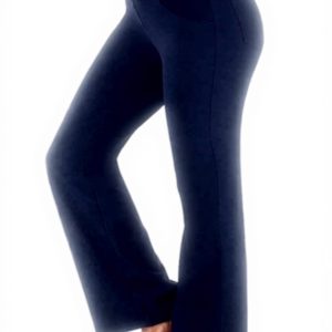 Pantaloni Donna Riou Yoga Fitness Elastici Cotone Curvy