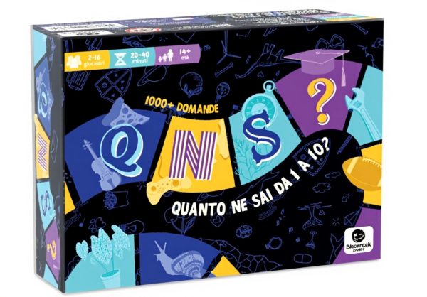 Asmodee QNS gioco da tavolo quiz autovalutazione 10+ anni