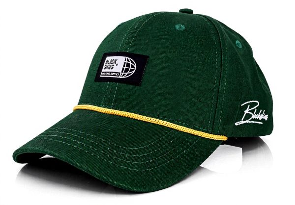 Cappellino da baseball Blackskies unisex visiera curva nero