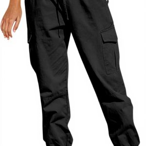 Pantaloni Cargo Larghi Donna YULONGESS Comodi Multitasche