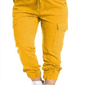 Pantaloni Cargo Donna YULONGESS Larghi Multitasche Sportivi