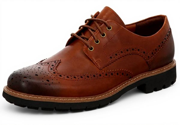 Clarks Batcombe Wing Scarpe Stringate Derby Uomo Marrone