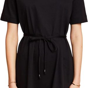 ESPRIT Vestito Donna Nero Cotone Abito Sportivo-0