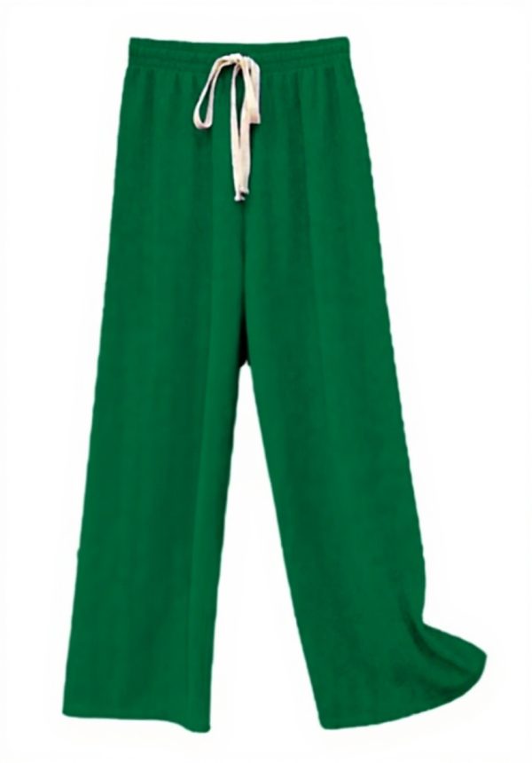 Pantaloni Donna Generico Vita Alta Gamba Larga Slimming