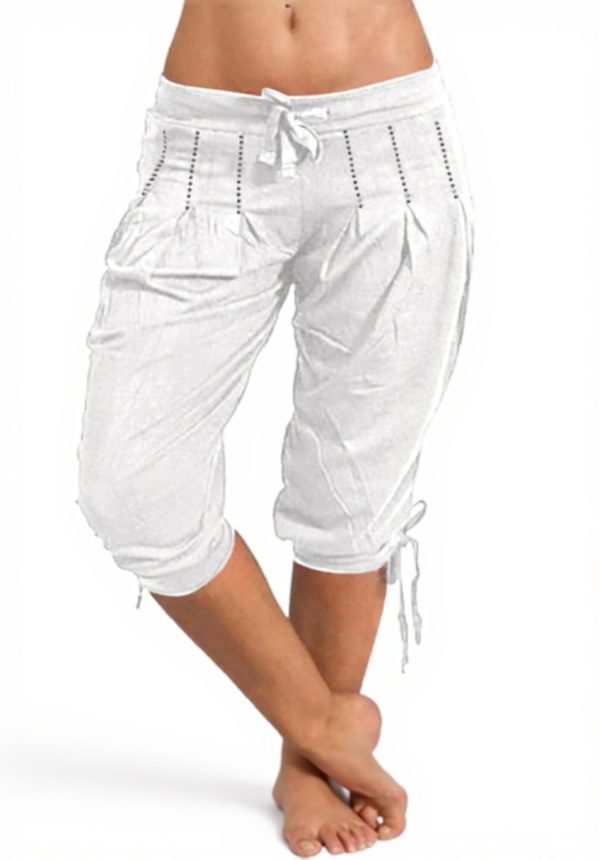 Pantaloni Lino Donna Generico Comodi Morbidi Estivi