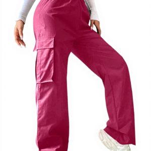 Pantaloni da Tuta Donna YULONGESS Comodi Larghi Cotone