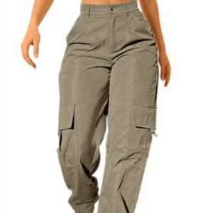 Pantaloni Cargo Donna YULONGESS Larghi Comodi Multitasche