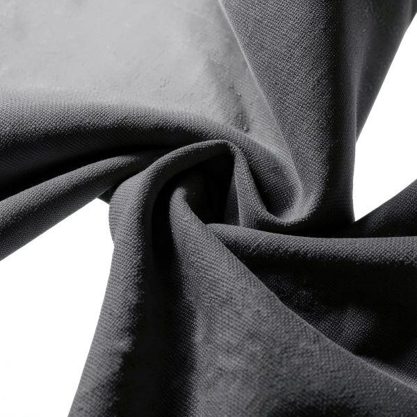 Generico Pantaloni Neri Donna Vita Alta Lino Cotone Casual