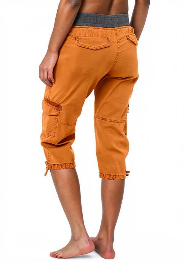 Generico Pantaloncini Donna Poliestere Comodi Taglie Forti-3