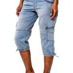 Generico Pantaloncini Donna Poliestere Comodi Taglie Forti-0