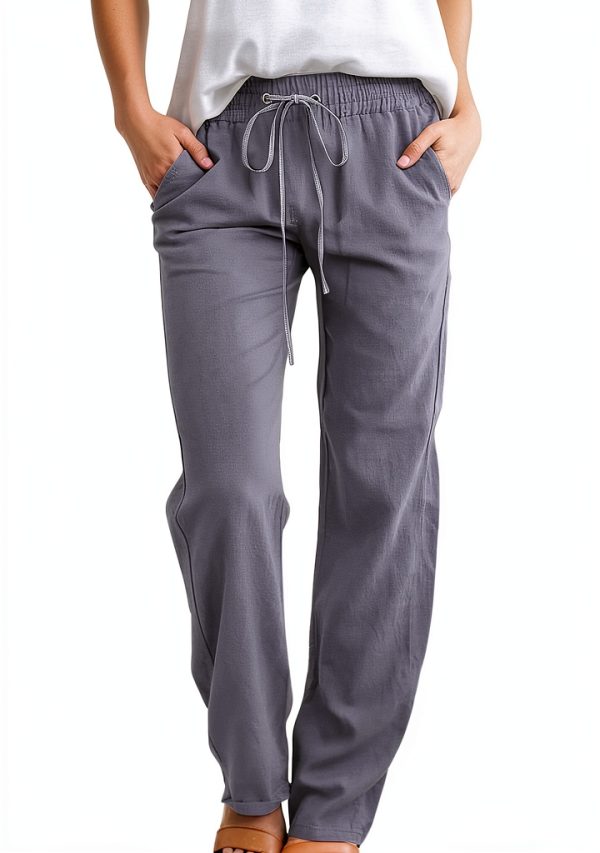 Pantaloni Donna Estivi Cotone Modal Fitness Jogging TYUIOP