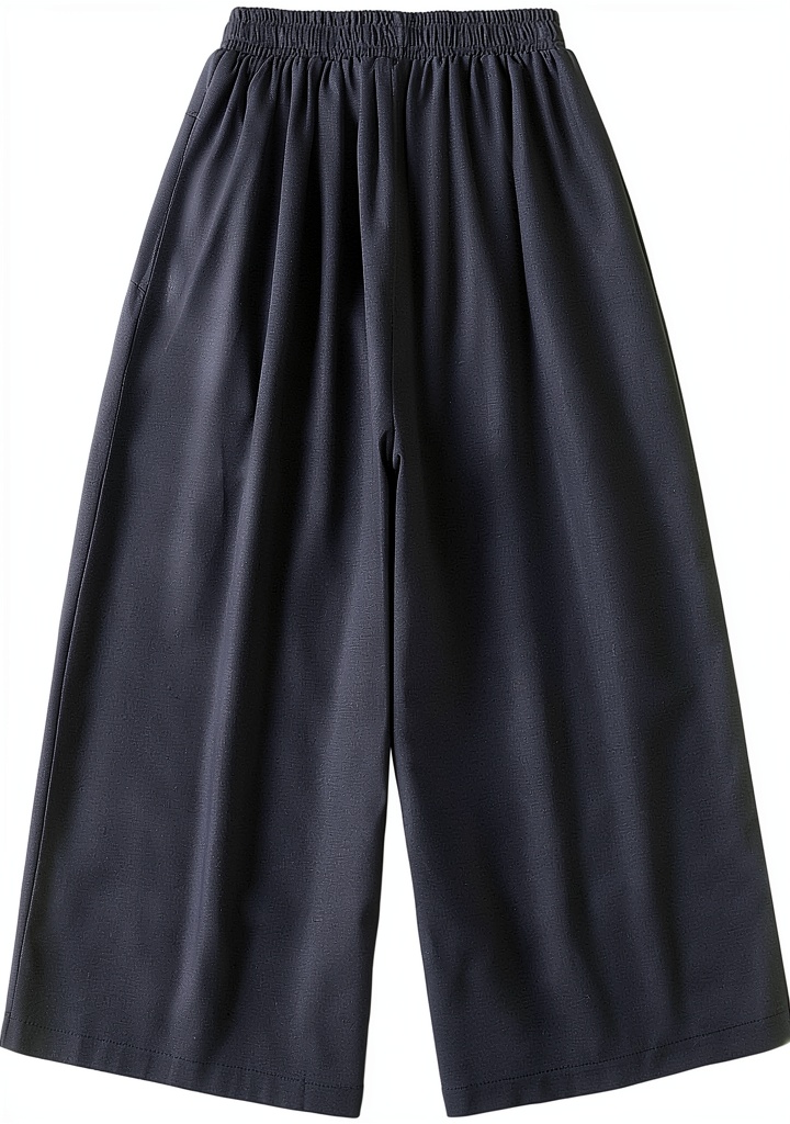 'Pantaloni donna Generico in cotone e lino su sfondo neutro'