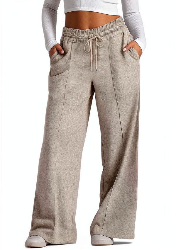 Generico Pantaloni Harem Donna Jeans Gamba Larga Casual