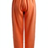 Pantaloni Lino Donna Vita Alta Comodi Eleganti Generico-4