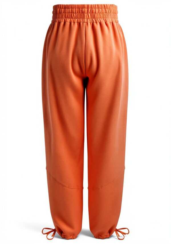 Pantaloni Lino Donna Vita Alta Comodi Eleganti Generico-4