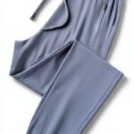 Pantaloni Donna Vita Alta Lino Comodi Eleganti Generico-0