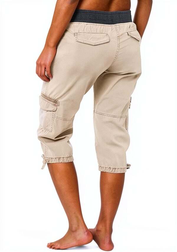 Generico Pantaloncini Donna Poliestere Comodi Taglie Forti-3