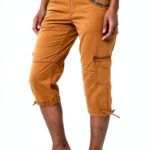 Generico Pantaloncini Donna Poliestere Comodi Taglie Forti-0