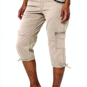 Generico Pantaloncini Donna Poliestere Comodi Taglie Forti-0